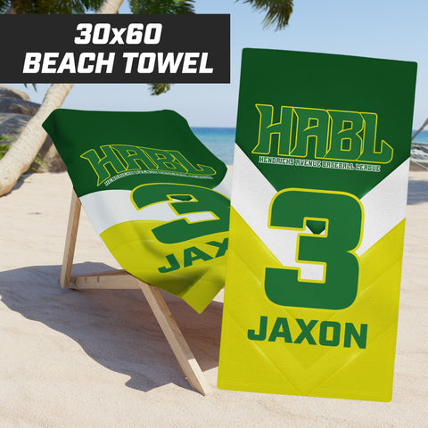 HABL BASEBALL - 30"x60" Beach Towel