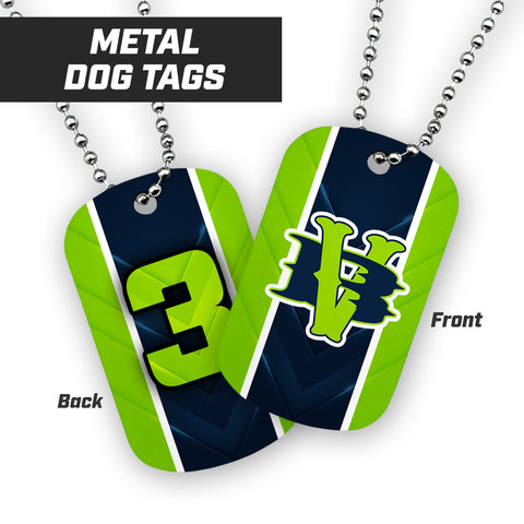 VBA - Double Sided Dog Tags - Includes Chain
